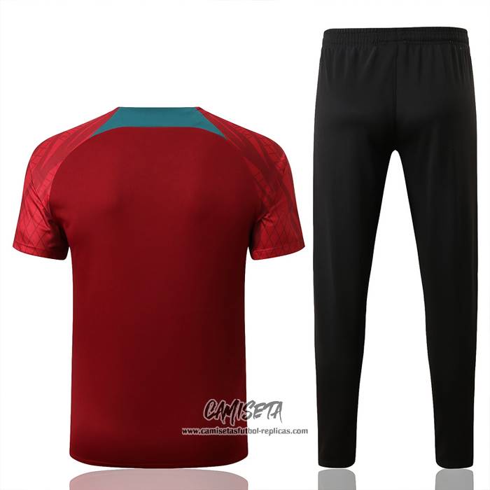 Chandal del Portugal 2022-2023 Manga Corta Rojo